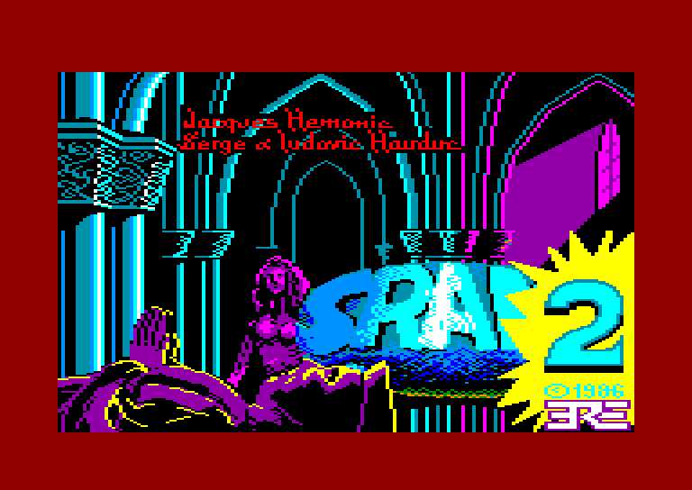screenshot of the Amstrad CPC game SRAM 2