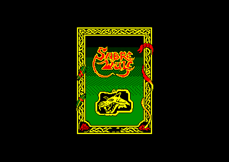 screenshot of the Amstrad CPC game Sabre Wulf