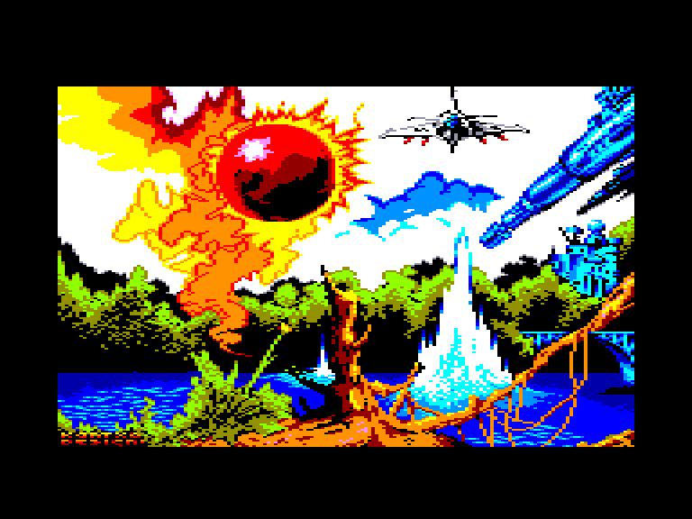 screenshot of the Amstrad CPC game Score 3020