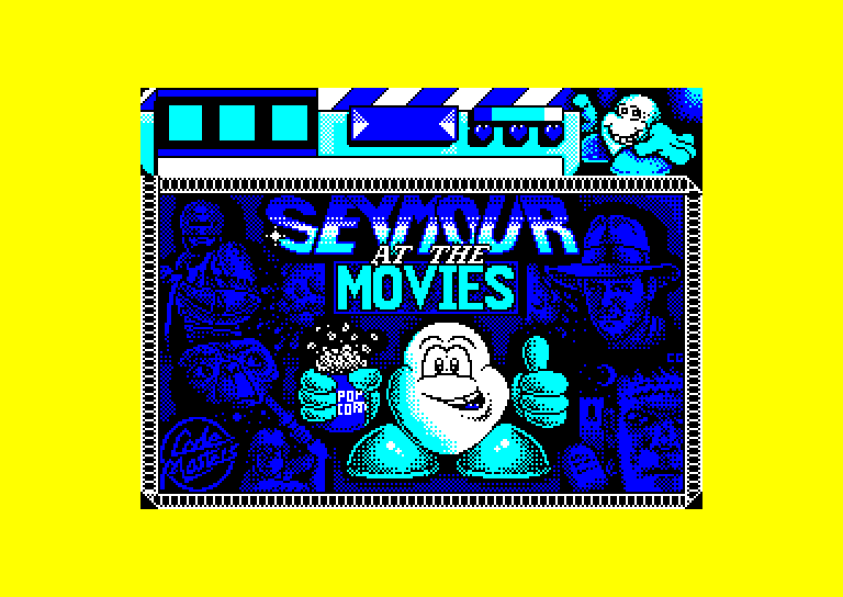 screenshot of the Amstrad CPC game Seymour goes to Hollywood