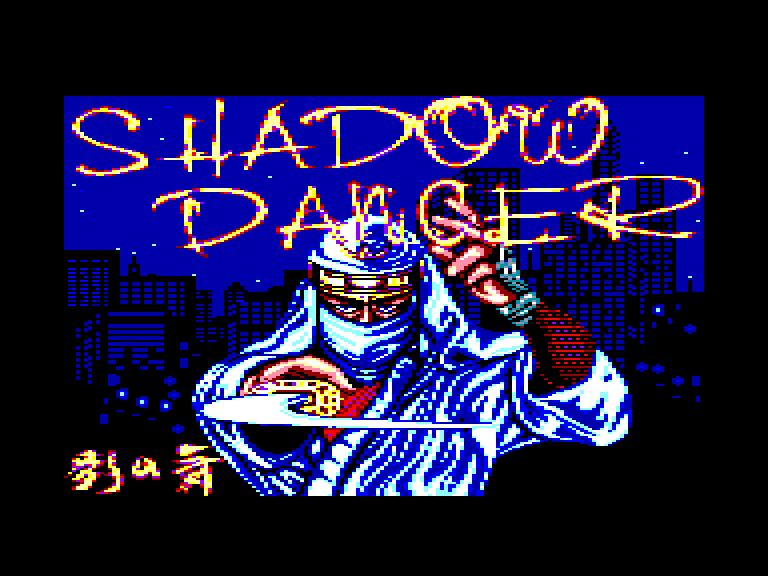 screenshot of the Amstrad CPC game Shadow Dancer