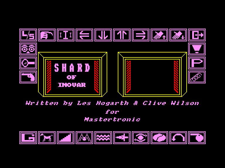 screenshot du jeu Amstrad CPC Shard of inovar
