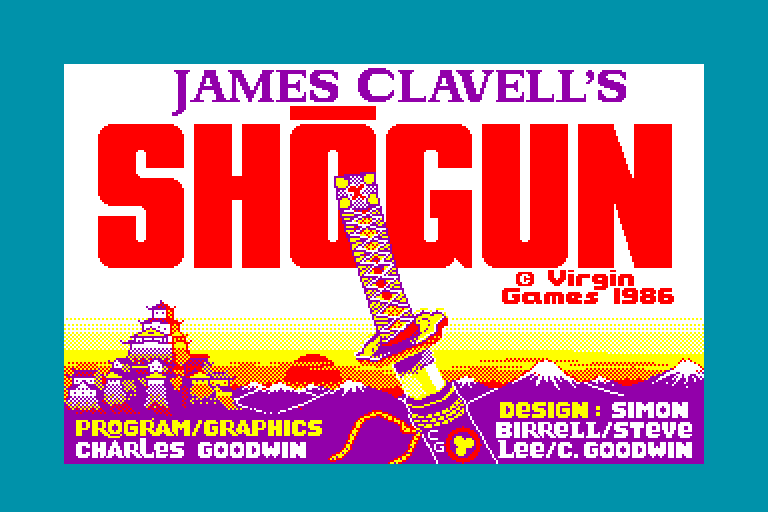 screenshot of the Amstrad CPC game Shogun