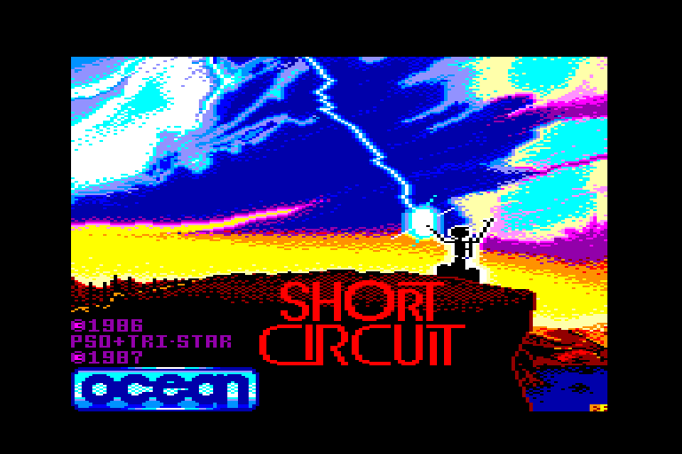 screenshot du jeu Amstrad CPC Short circuit