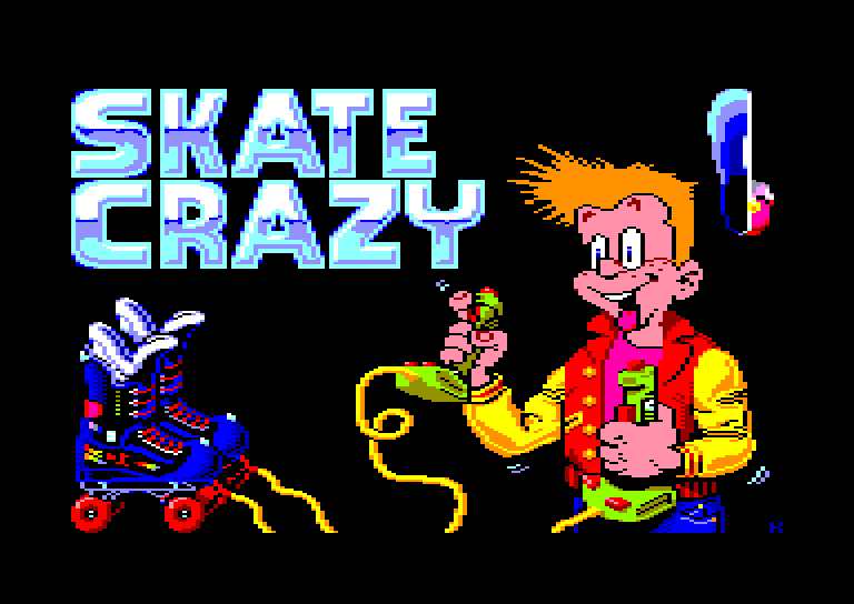 screenshot du jeu Amstrad CPC Skate crazy