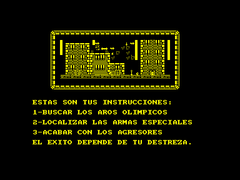 screenshot of the Amstrad CPC game Smaily