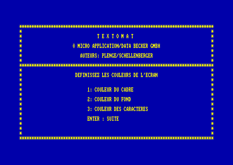 screenshot of the Amstrad CPC game Solution (la)