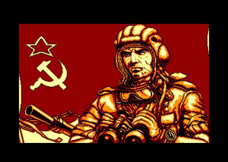 screenshot of the Amstrad CPC game Soviet