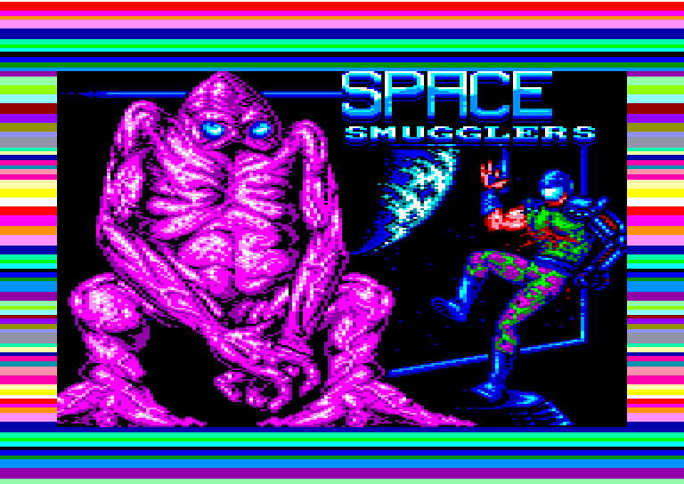 screenshot du jeu Amstrad CPC Space smugglers