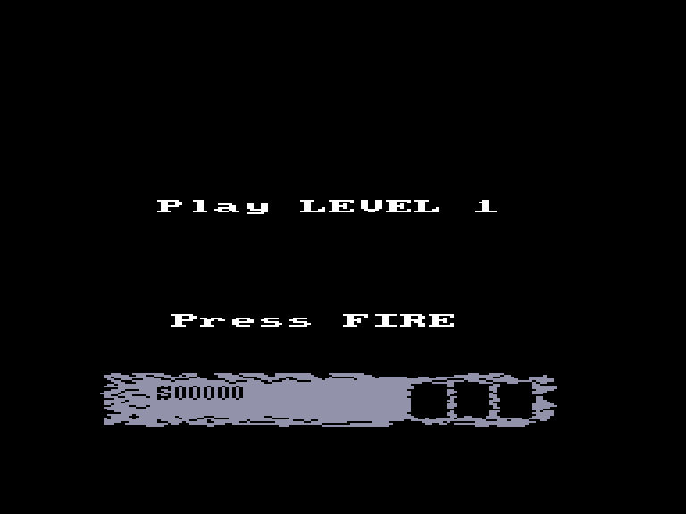 screenshot of the Amstrad CPC game Spaghetti western simulator
