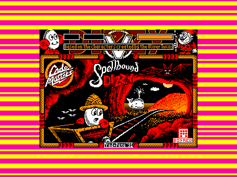 screenshot of the Amstrad CPC game Dizzy 9: Spellbound Dizzy