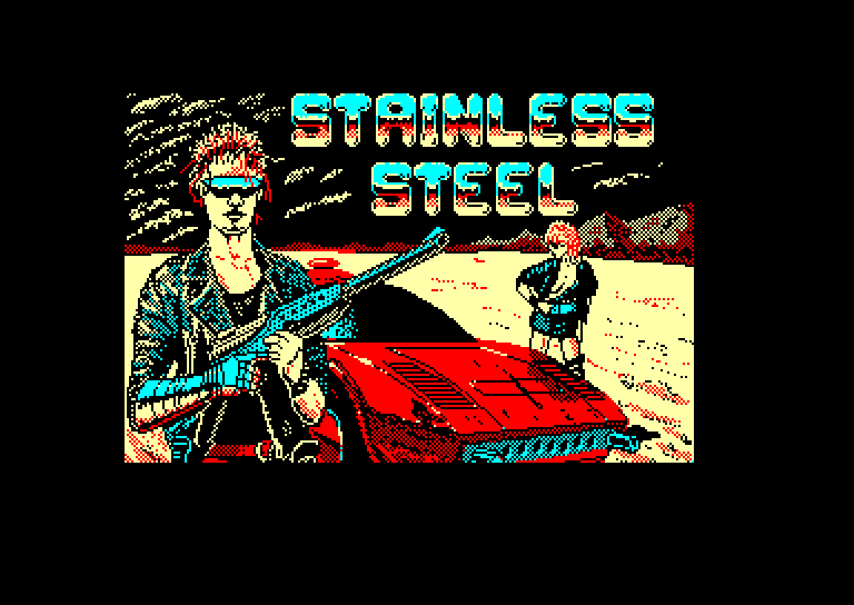 screenshot of the Amstrad CPC game Stainless steel