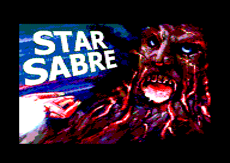screenshot du jeu Amstrad CPC Star Sabre Enhanced