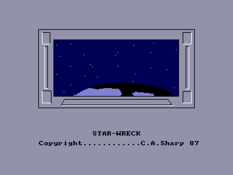 screenshot du jeu Amstrad CPC Star-Wreck