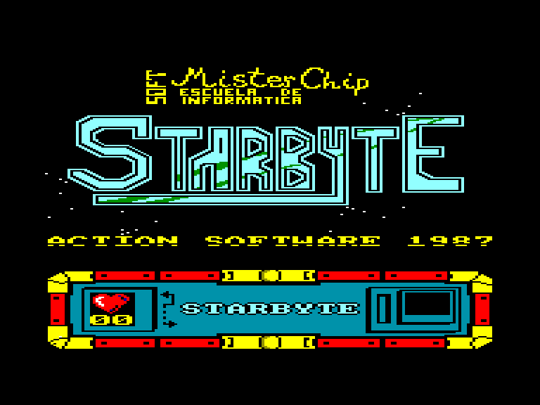 screenshot du jeu Amstrad CPC Starbyte