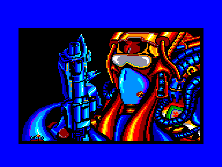screenshot of the Amstrad CPC game Stardust