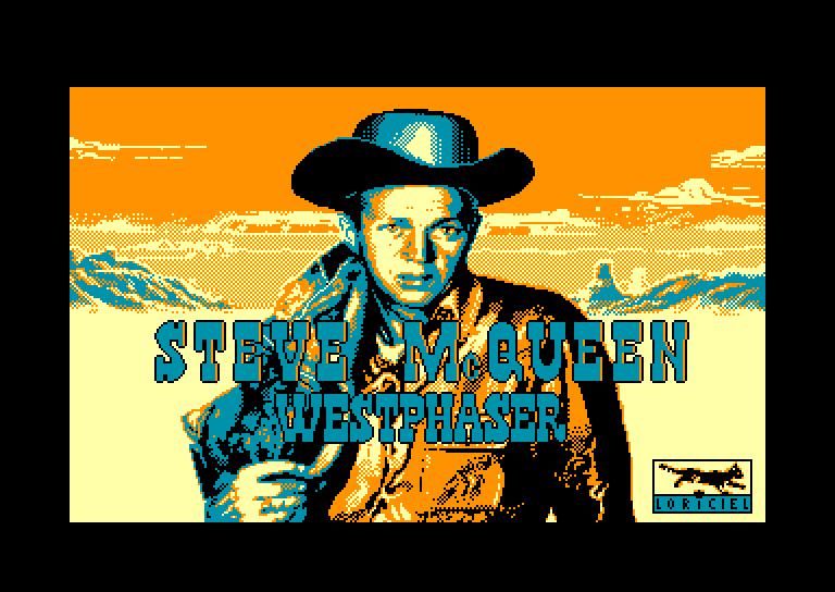 screenshot of the Amstrad CPC game Steve mcqueen westphaser