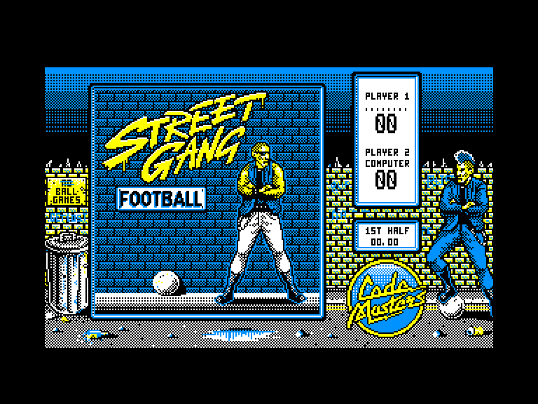 screenshot du jeu Amstrad CPC Street gang football