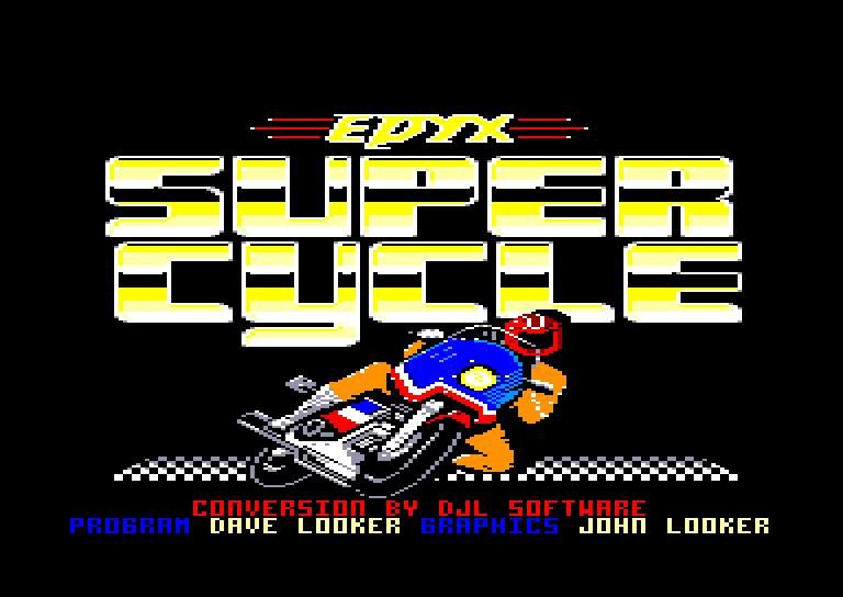 screenshot du jeu Amstrad CPC Super Cycle