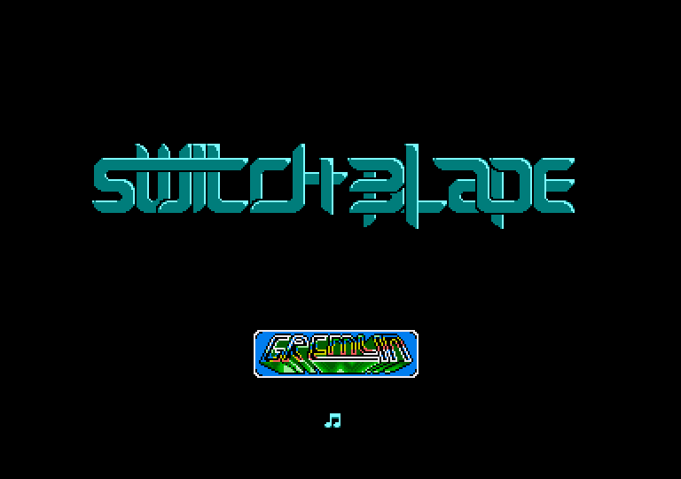 screenshot of the Amstrad CPC game Switchblade [CPC+]