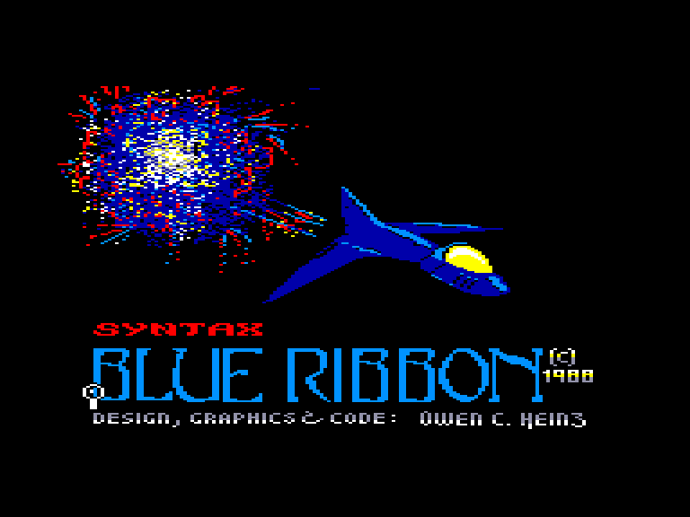 screenshot of the Amstrad CPC game Syntax