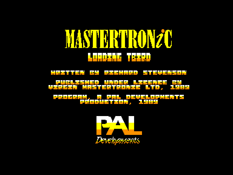 screenshot of the Amstrad CPC game T-Bird