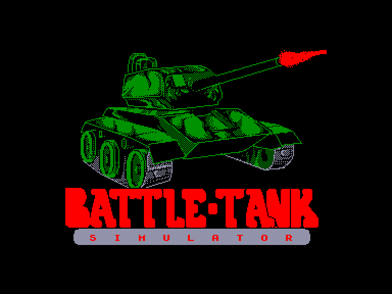 screenshot of the Amstrad CPC game Tank Busters