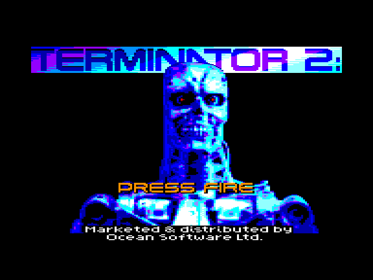 screenshot du jeu Amstrad CPC Terminator 2