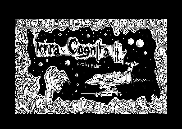 screenshot of the Amstrad CPC game Terra cognita