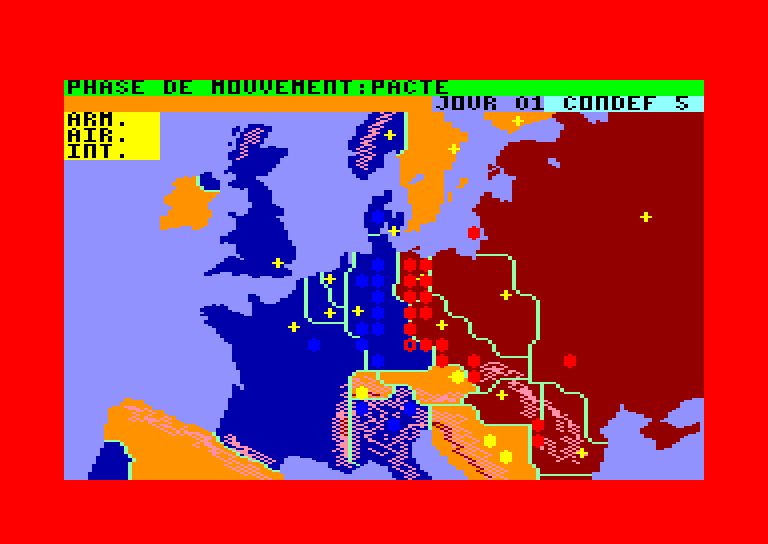 screenshot du jeu Amstrad CPC Theatre Europe