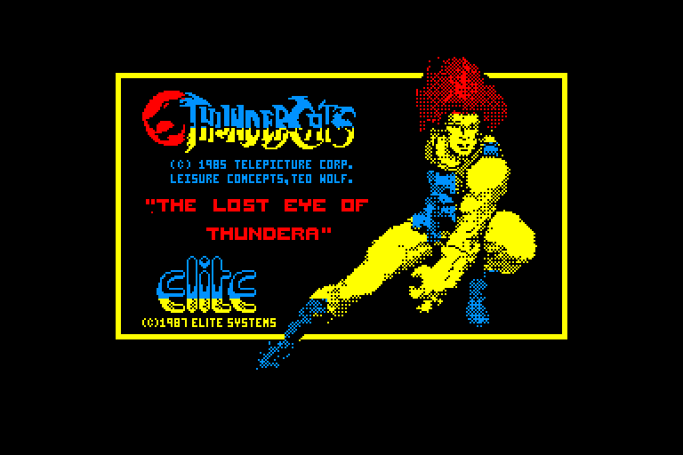 screenshot of the Amstrad CPC game Thundercats - The Lost Eye Of Thundera
