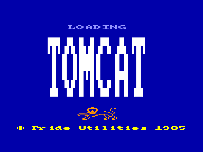 screenshot of the Amstrad CPC game Tomcat