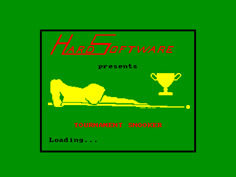 screenshot of the Amstrad CPC game Tournament Snooker