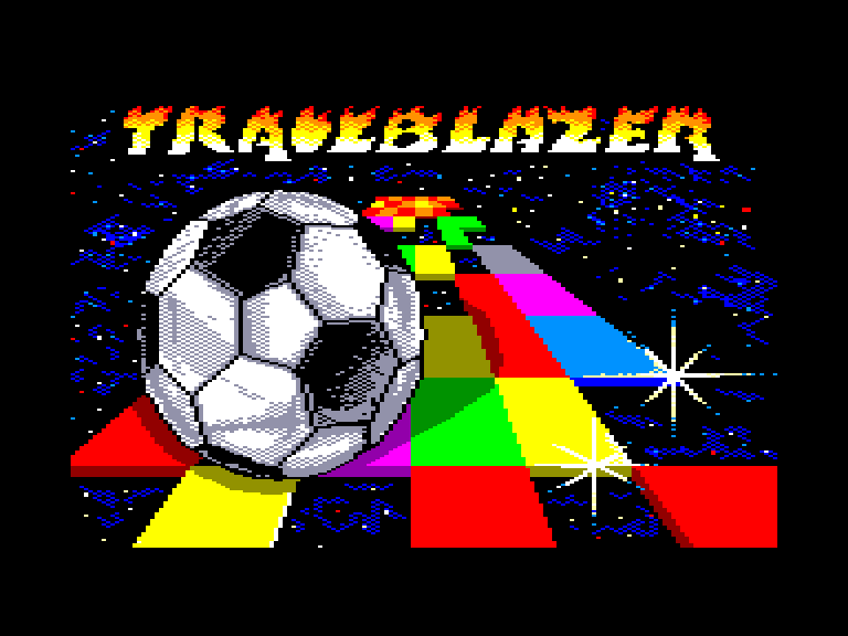 screenshot du jeu Amstrad CPC Trailblazer