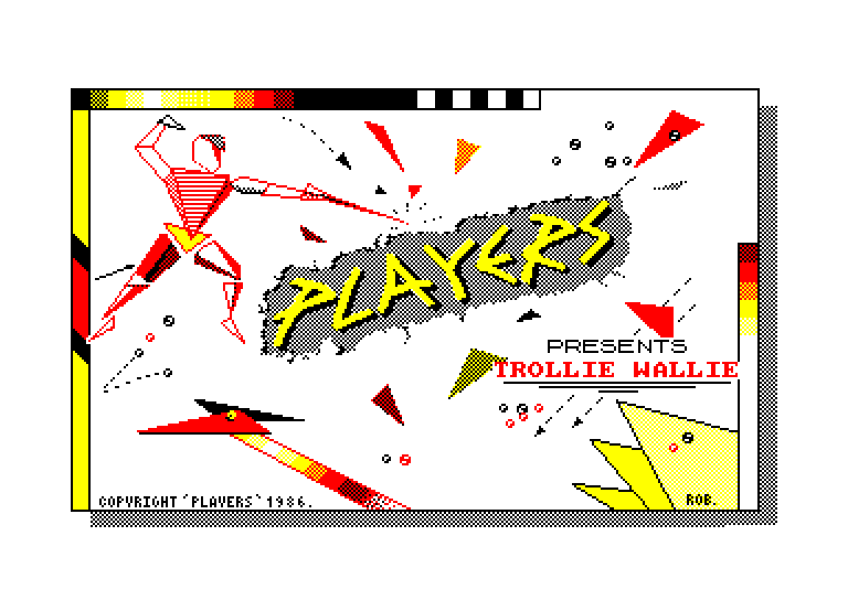 screenshot du jeu Amstrad CPC Trollie wallie