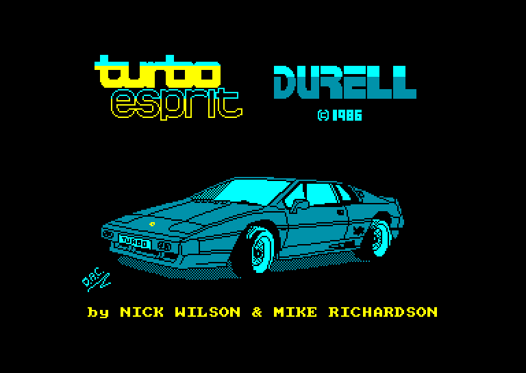 screenshot du jeu Amstrad CPC Turbo Esprit