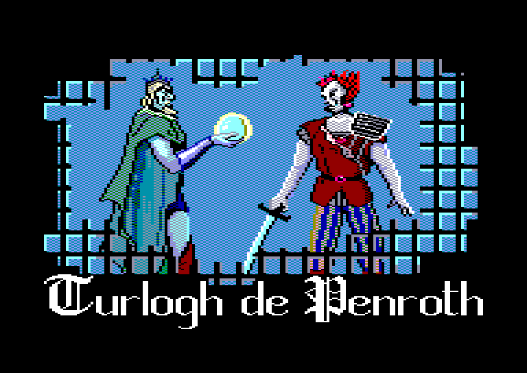 screenshot of the Amstrad CPC game Turlogh le Rodeur
