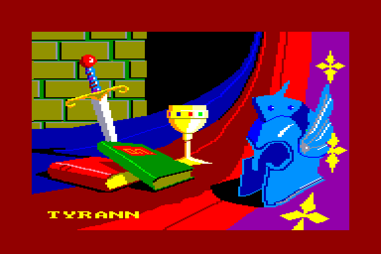 screenshot of the Amstrad CPC game Tyrann