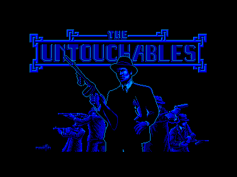 screenshot of the Amstrad CPC game Untouchables (the)