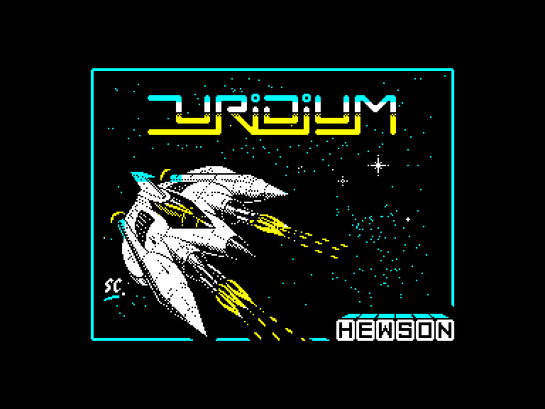 screenshot of the Amstrad CPC game Uridium