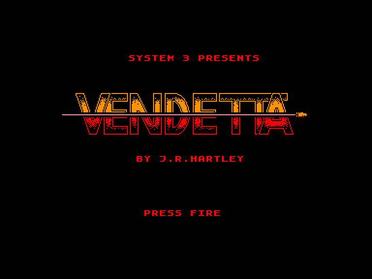 screenshot du jeu Amstrad CPC Vendetta