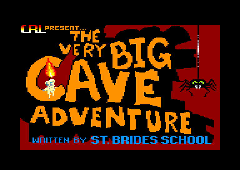 screenshot of the Amstrad CPC game Very big cave adventure (the)