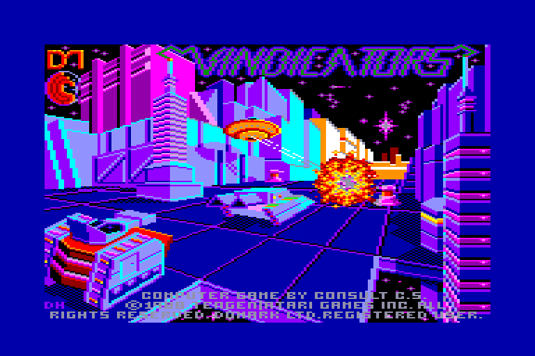 screenshot du jeu Amstrad CPC Vindicators