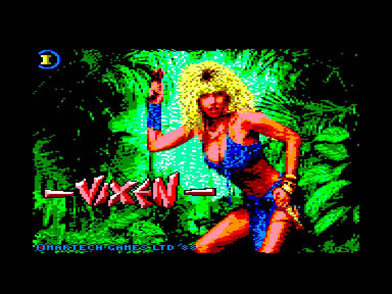 screenshot du jeu Amstrad CPC Vixen