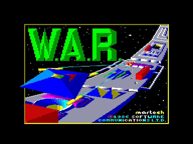 screenshot du jeu Amstrad CPC War