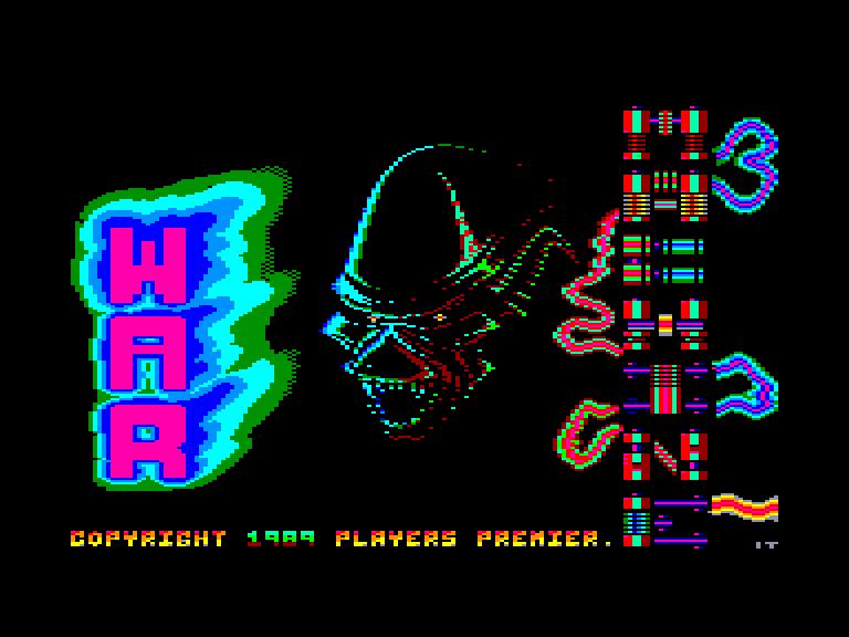 screenshot du jeu Amstrad CPC War machine