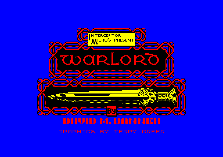 screenshot du jeu Amstrad CPC Warlord