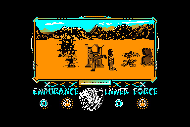 screenshot of the Amstrad CPC game Way of the tiger (the)
