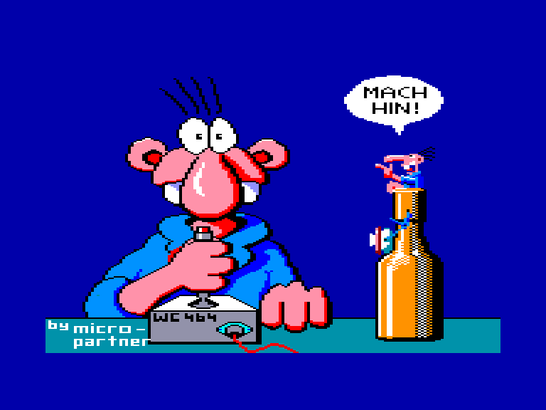 screenshot du jeu Amstrad CPC Werner