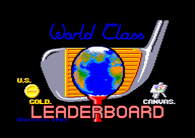 screenshot du jeu Amstrad CPC World Class Leaderboard